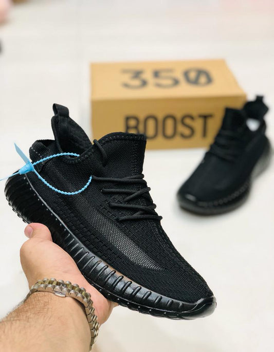 Adid - Yeezy Boost 350 Shoes - Black White