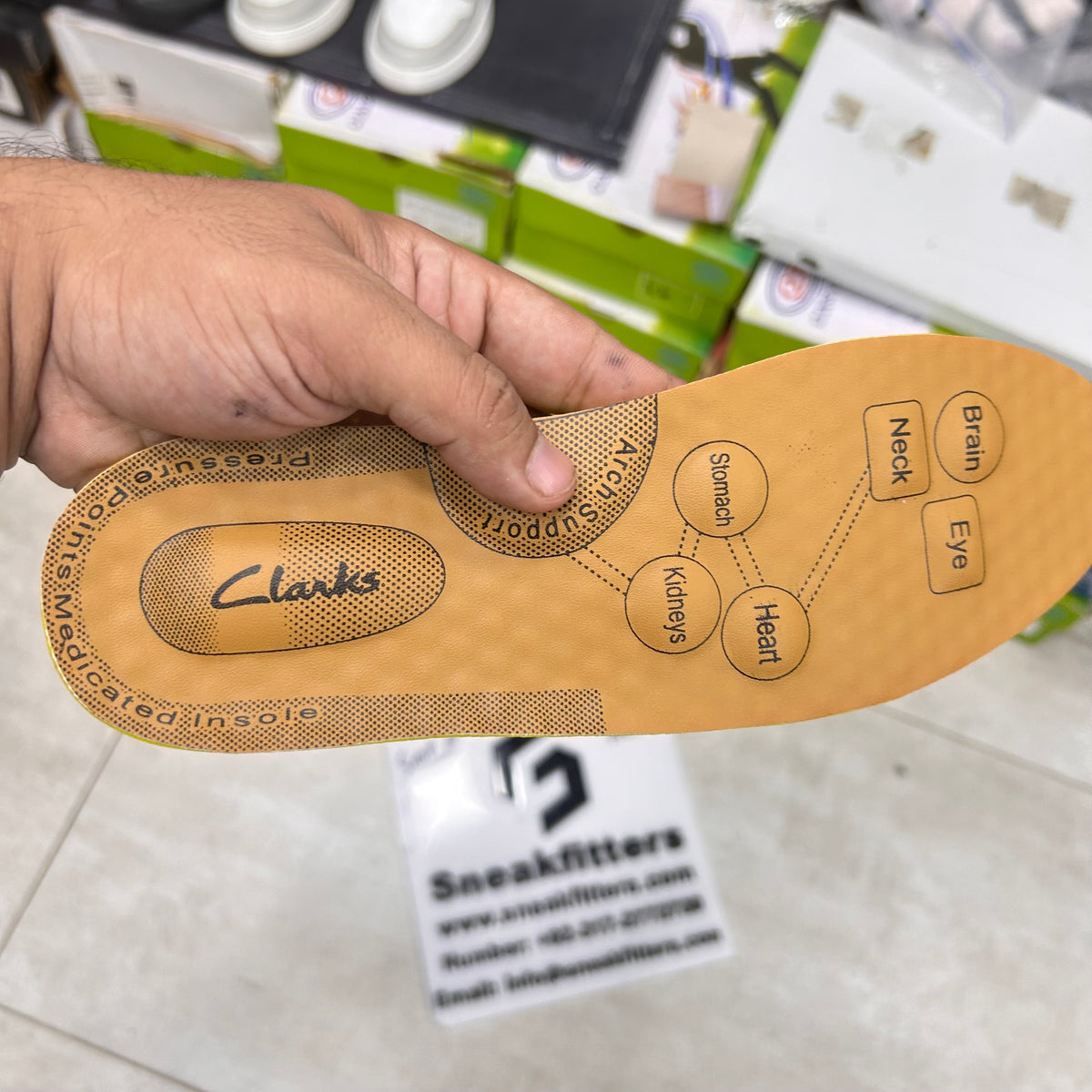 Clarks Insole -  Brown