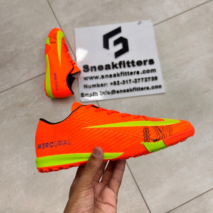 Football - NK Mercurial - Gripper - Orange with Green