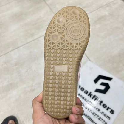 Adid - Samba - White with Pink