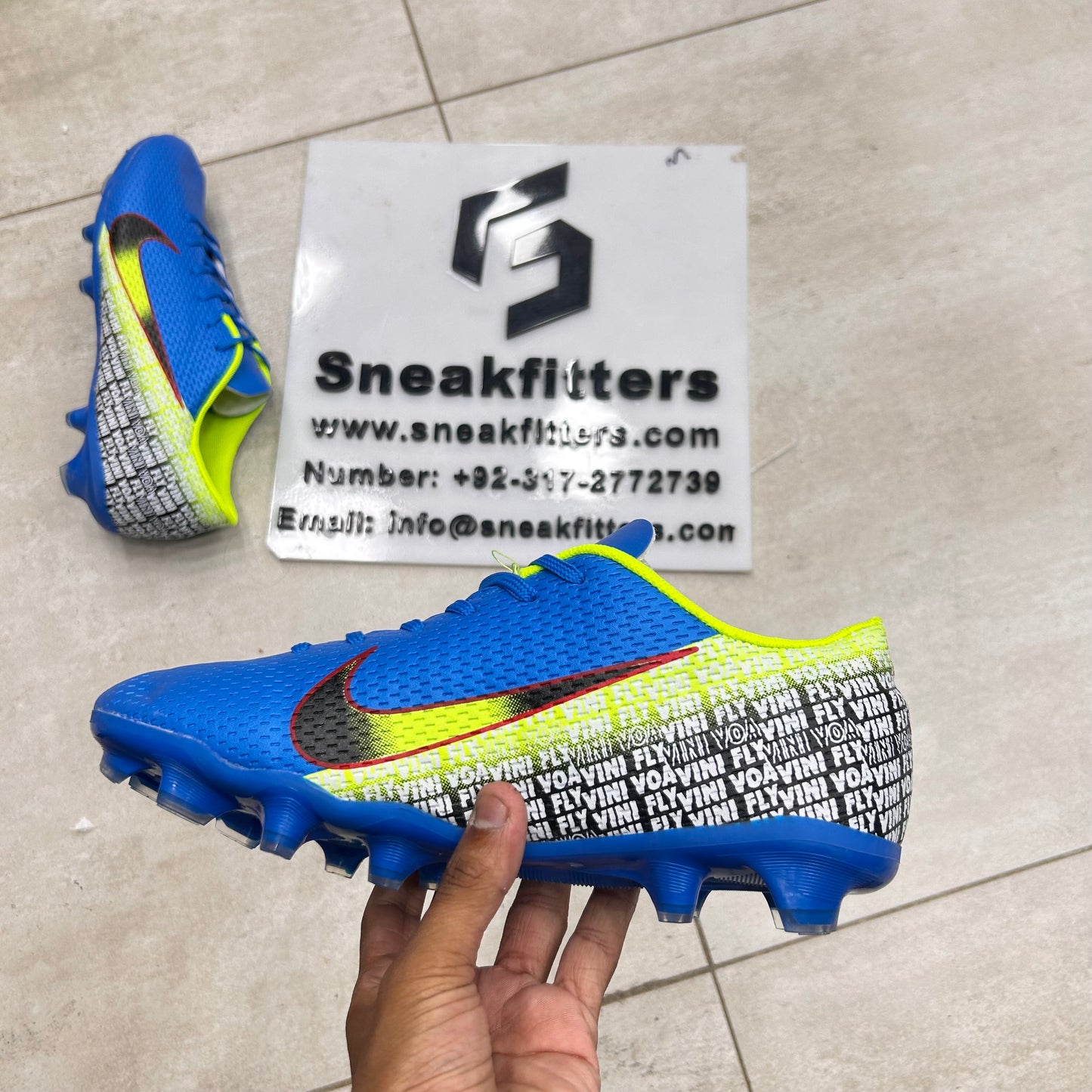Football - NK Voavini Fly - Toe - Blue with Green