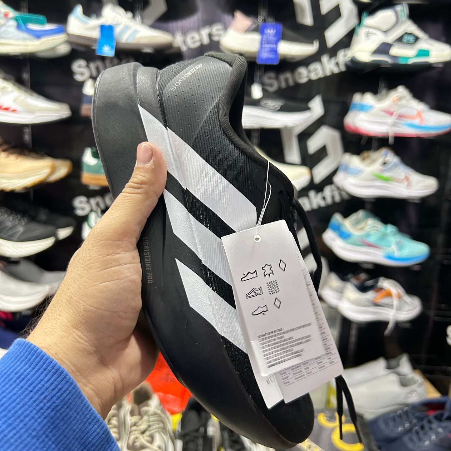 Adid -  Adizero Evo SL Core Black with Cloud White