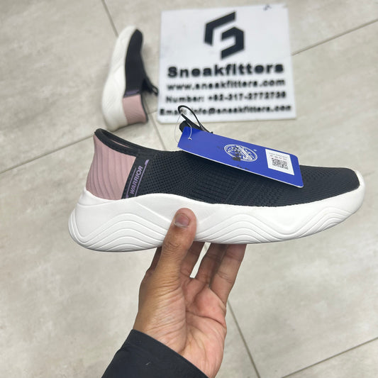 Warrior - Slipins - Black with Pink
