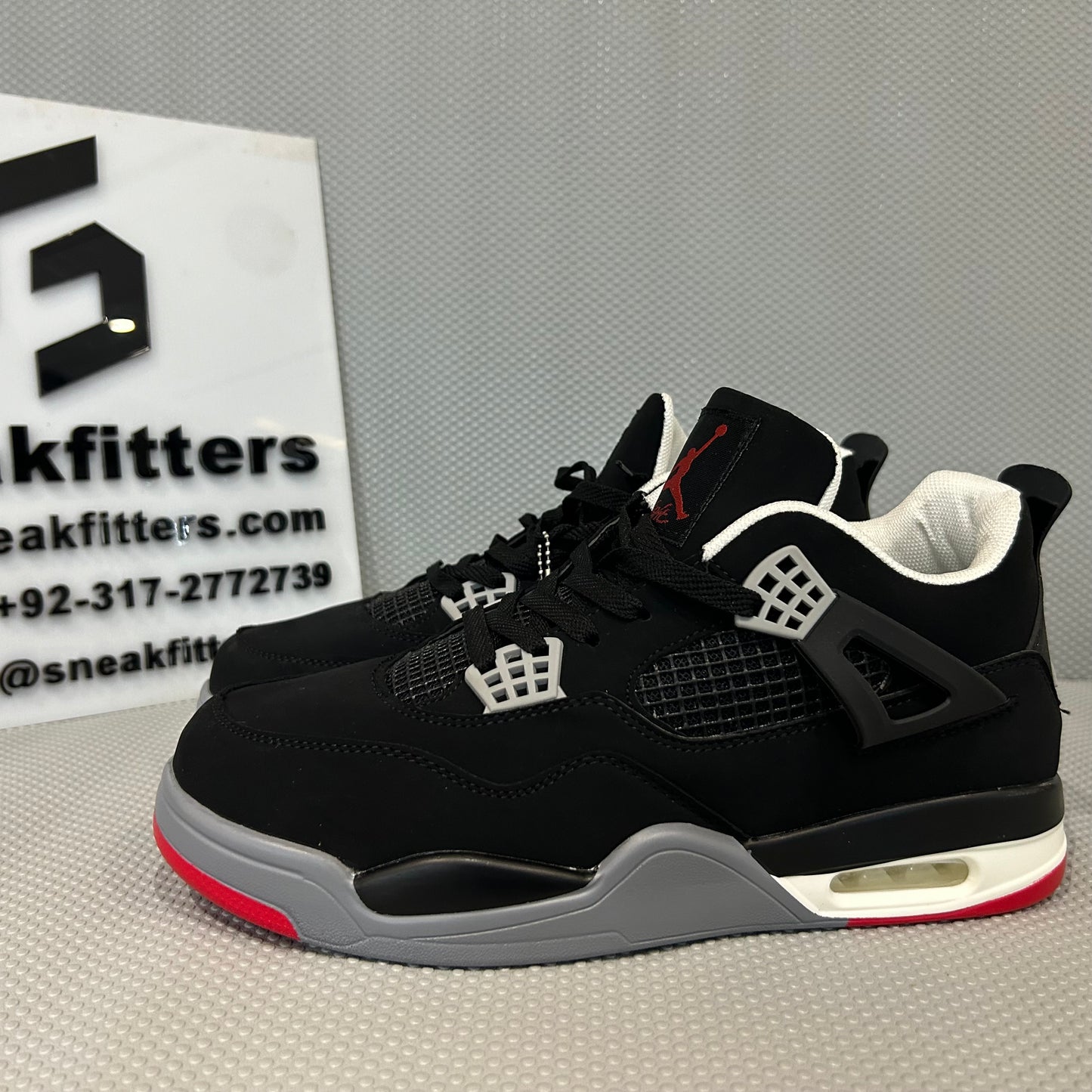 AR JDN 4 - Retro -   Black with Red