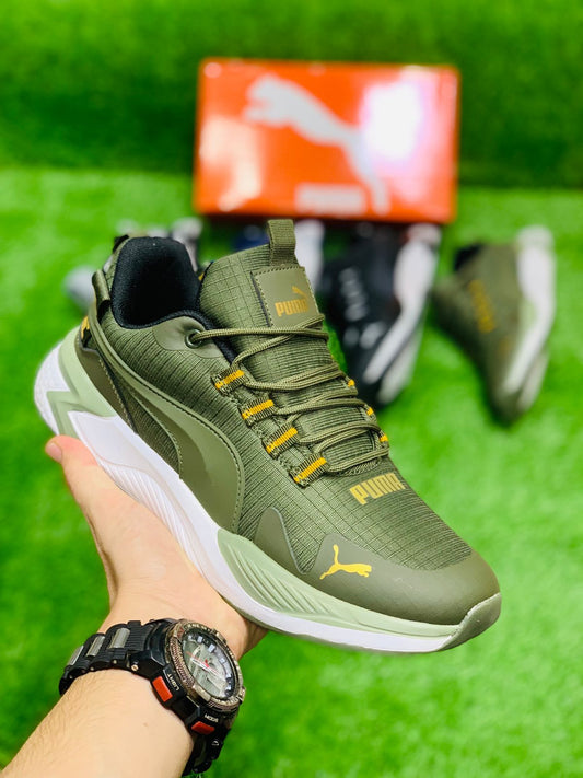 Puma - Anzarun Cage Sneaker - Olive Green