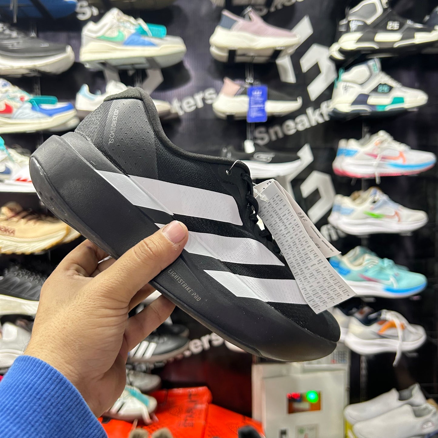 Adid -  Adizero Evo SL Core Black with Cloud White