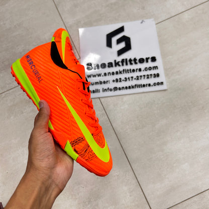Football - NK Mercurial - Gripper - Orange with Green
