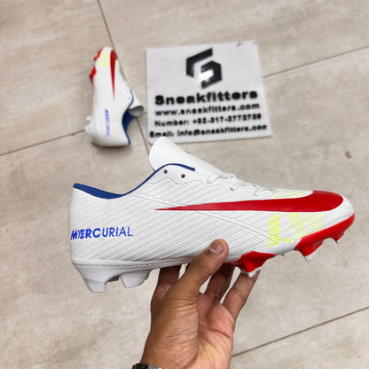 Football - NK Mercurial - Toe - White with Red