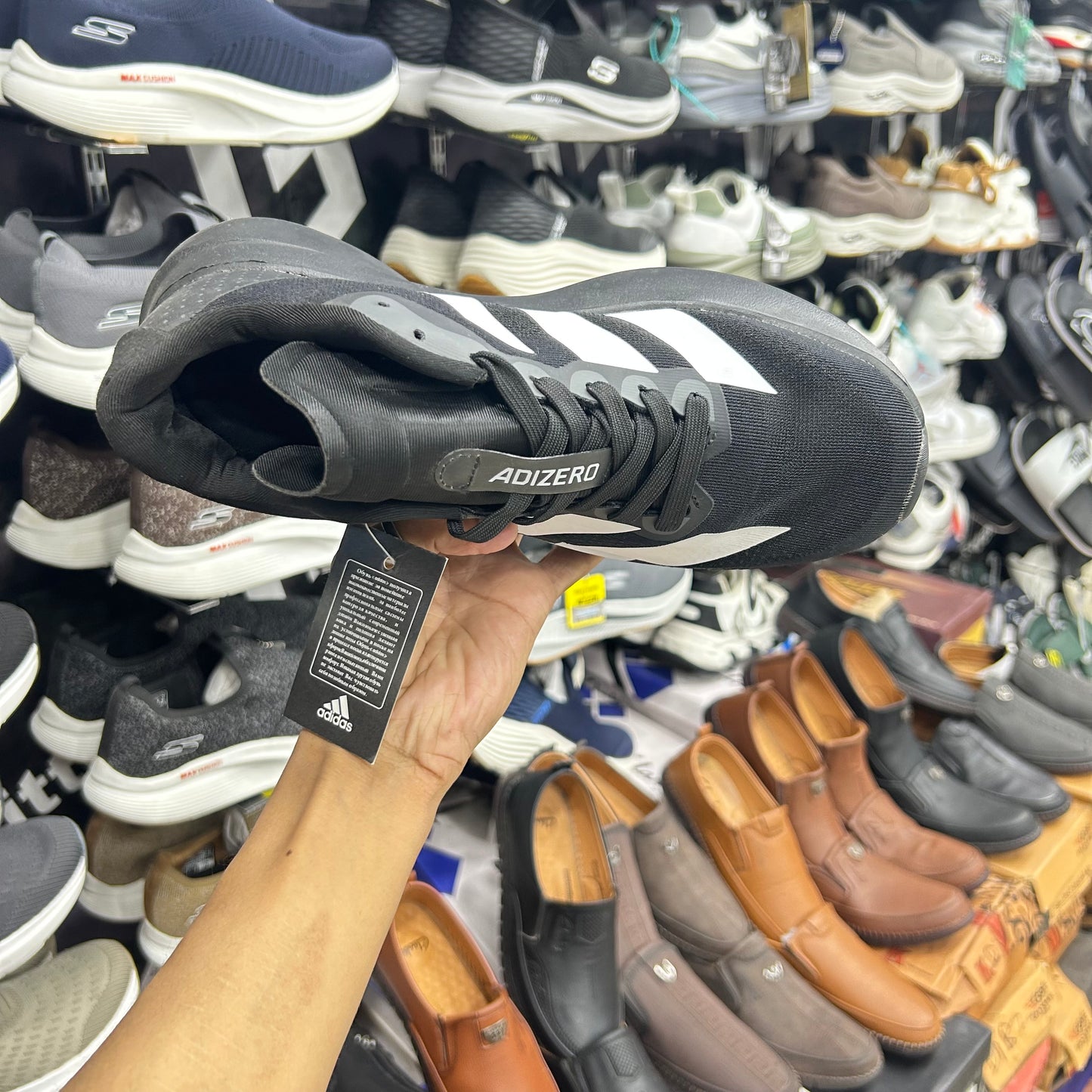 Adid -  Adizero Evo SL Core Black with Cloud White 2.0