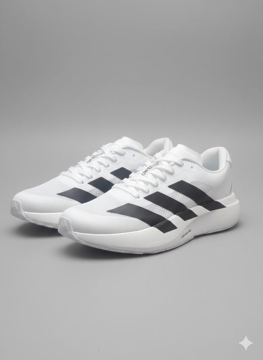 Adid -  Adizero Evo SL Cloud White with  Core Black  2.0