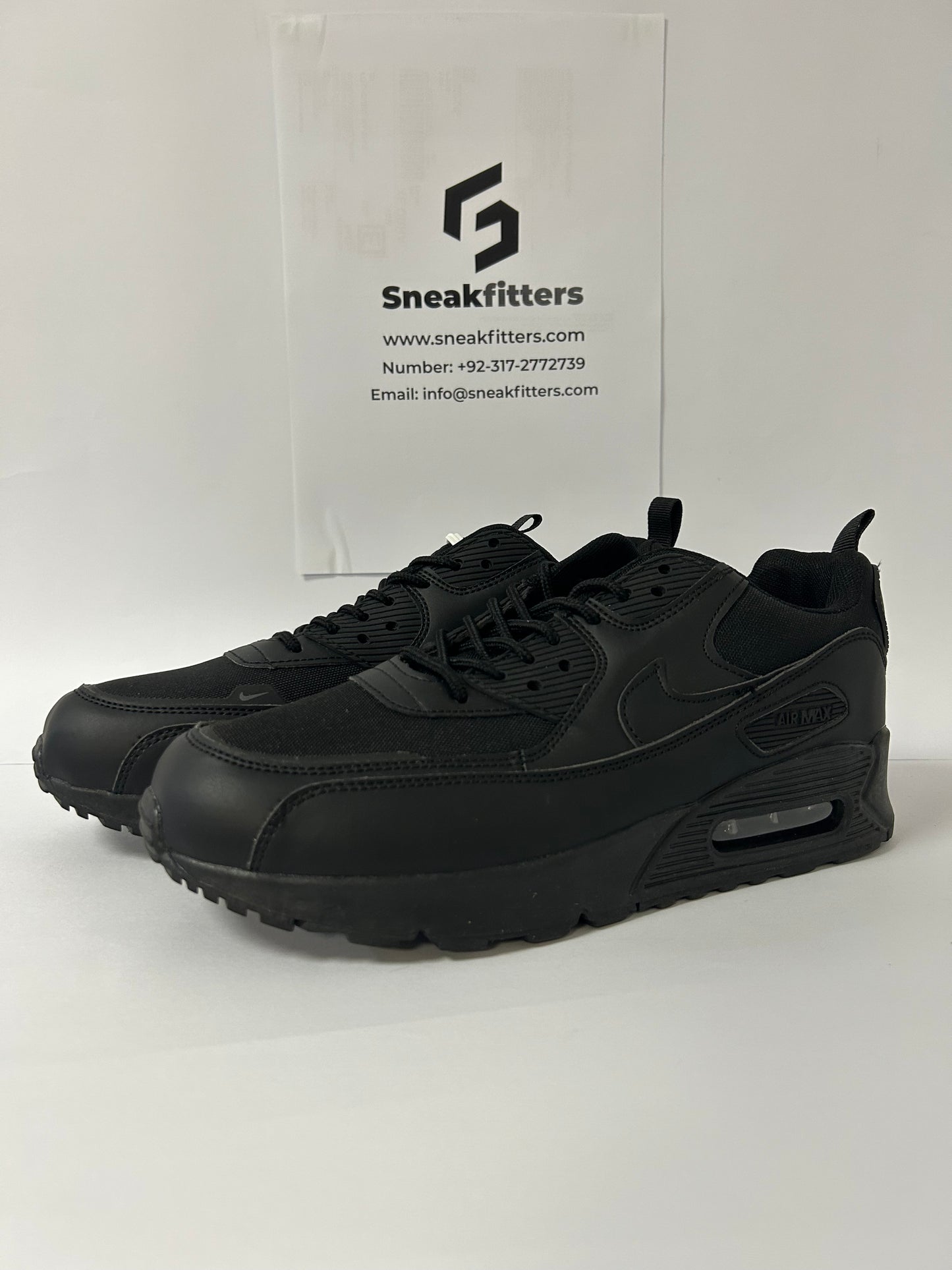 NKE Air Max 90 - Premium - All Black