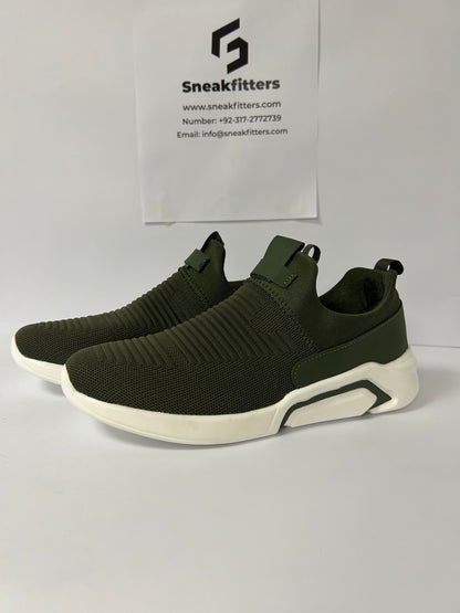 Armni - Casual Sneakers - Olive 2.0 (Premium)