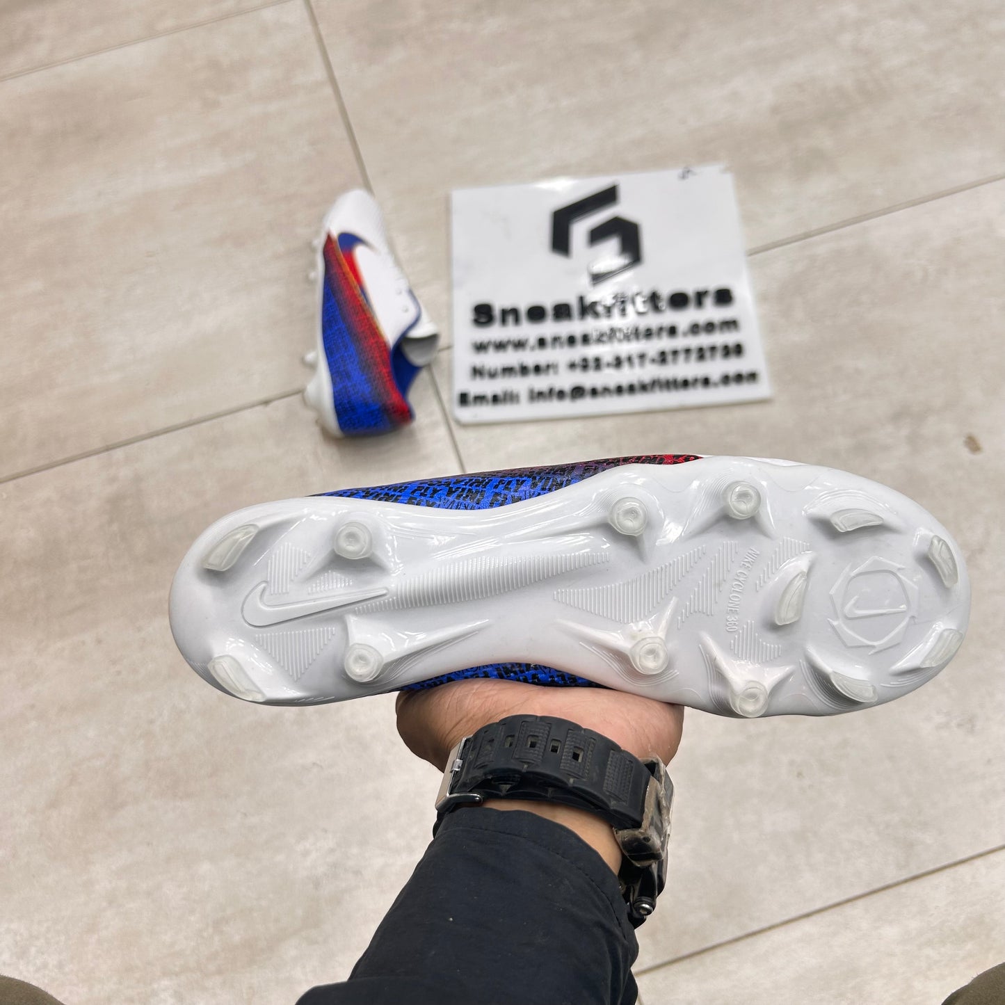 Football - NK Voavini Fly - Toe - White with Blue