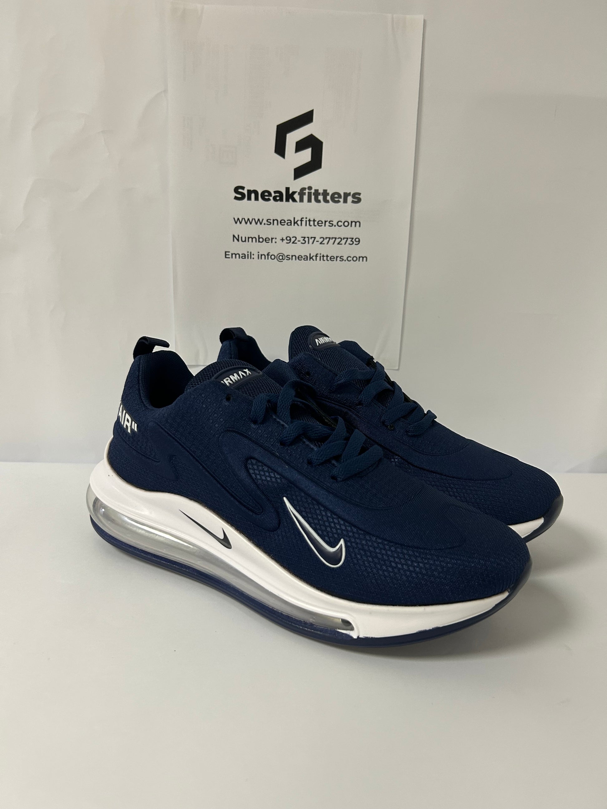 Nike Shoes Max Nike 720 Flyknit NKE Air Max 720 Navy Sneakfitters