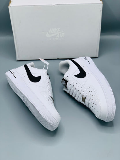 AF 1 White Black Pebbled Leather (DOT PERFECT PREMIUM BATCH)