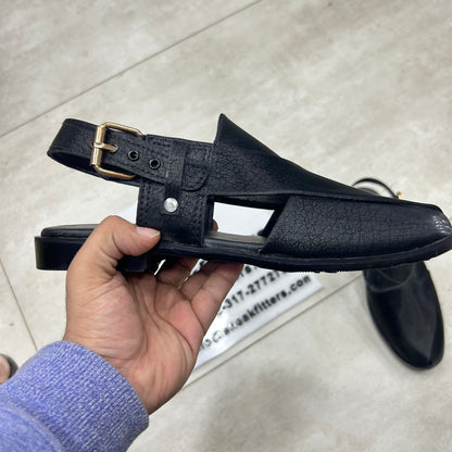 Peshawari Sandel - D2 - Black