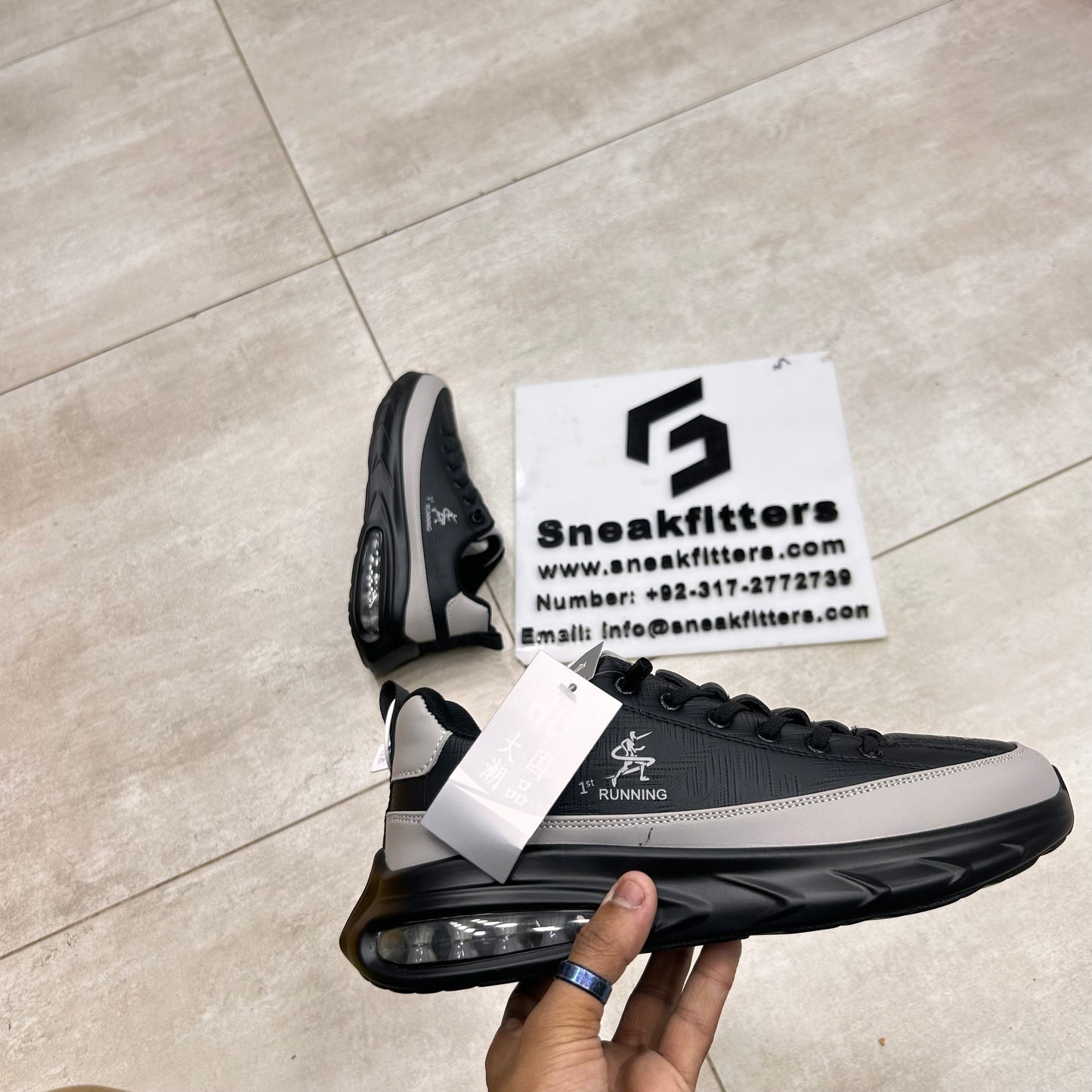 Fashion -  1st Running - Black Gray