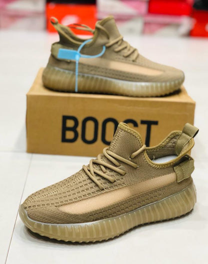 Adid - Yeezy Boost 350 Shoes - Khaki