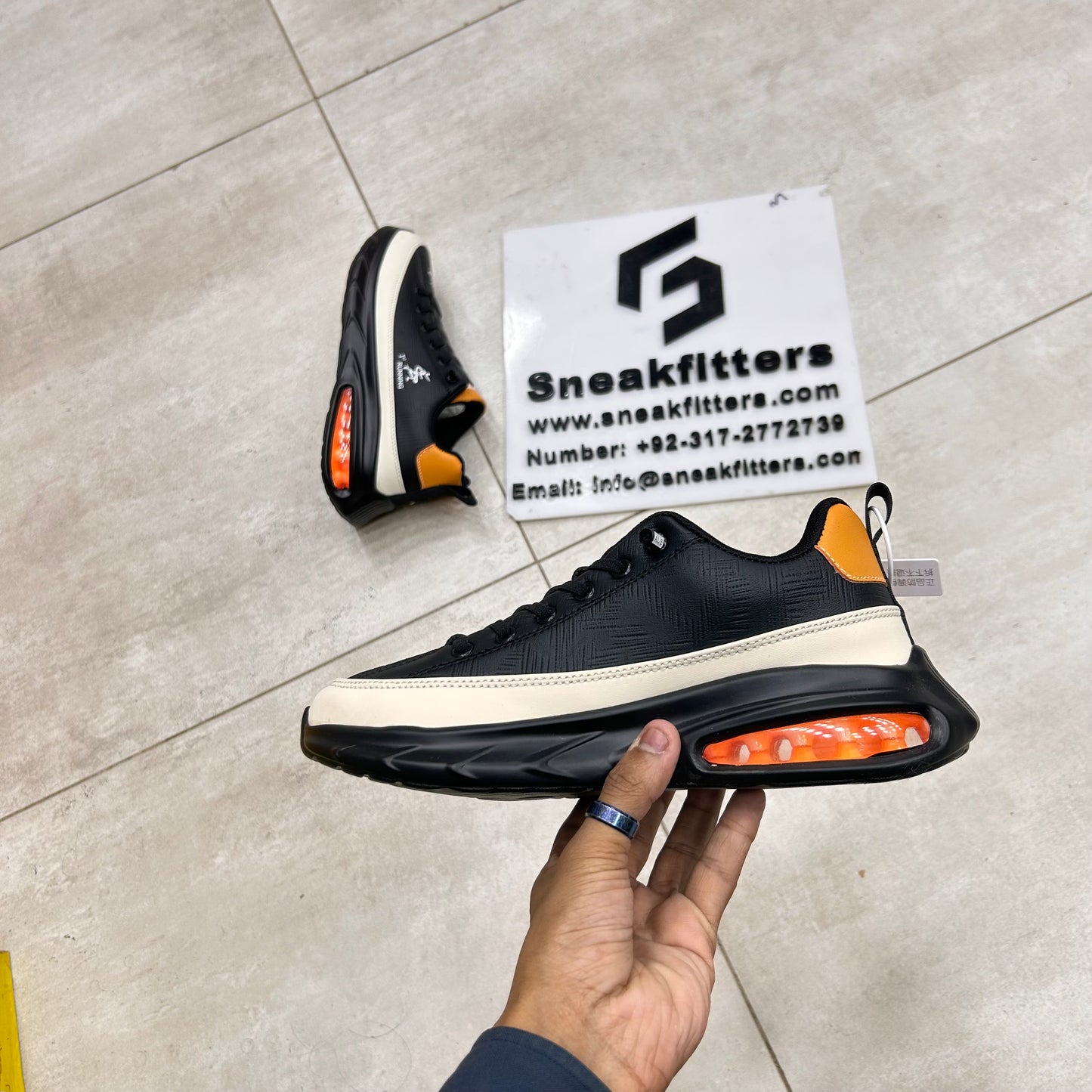 Fashion -  1st Running - Black Orange