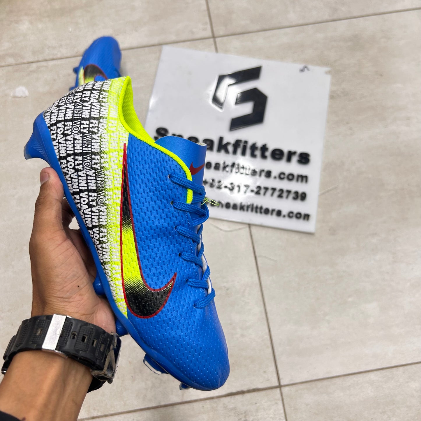Football - NK Voavini Fly - Toe - Blue with Green