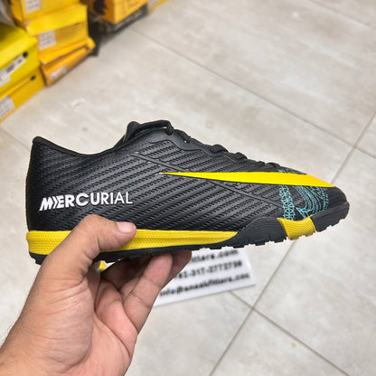 Football - NK Mercurial - Gripper -  Black Yellow