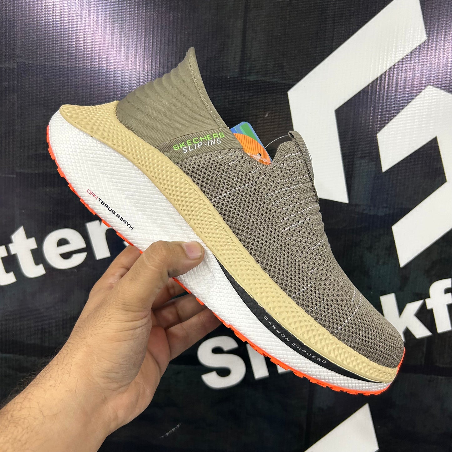 Skechers - Slip In - Hyper Burst Pro - Khaki