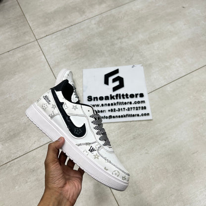 NK - Fashion LV - White with Black