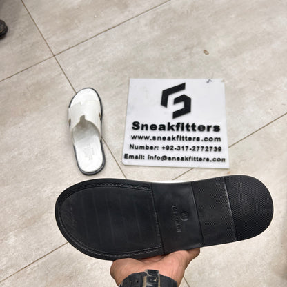 H Izmir Sandals (Slides)  - White