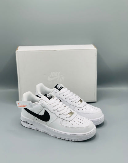 AF 1 White Black Pebbled Leather (DOT PERFECT PREMIUM BATCH)
