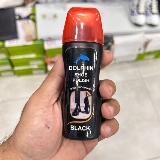 Dolphin Shoe Polish Black - Small