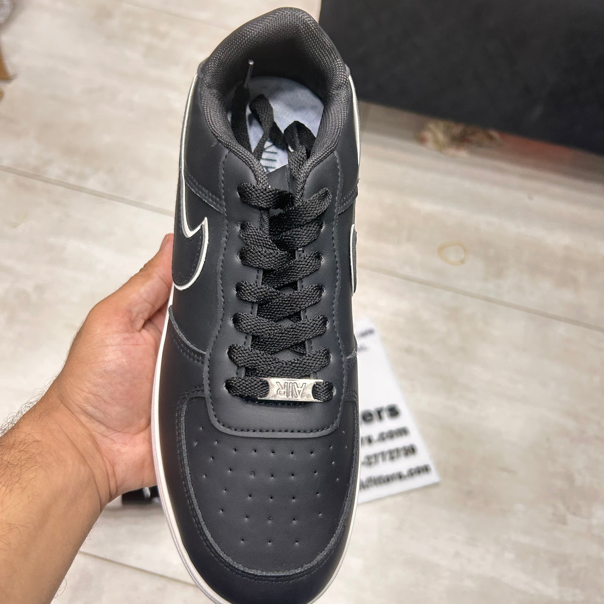 AF1 - NIKF - Black White