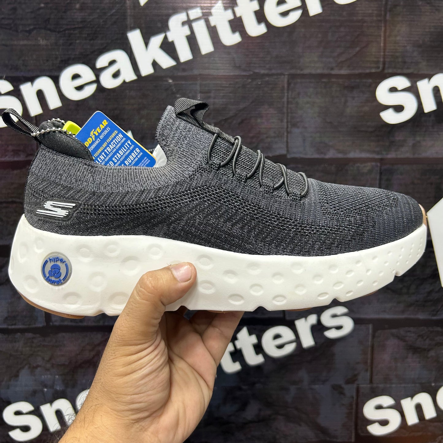 Skechers - GY - Hyper Burst - Black White