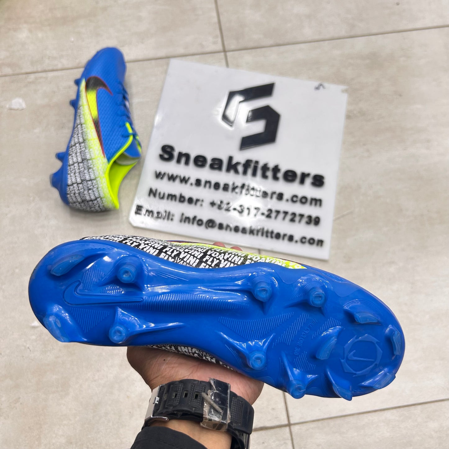 Football - NK Voavini Fly - Toe - Blue with Green