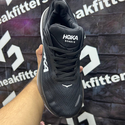 Hoka - Bondi 8 - Black White