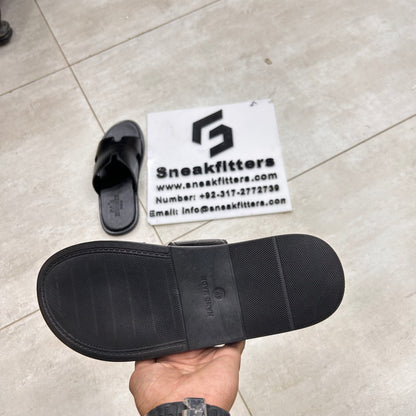 H Izmir Sandals (Slides)  - Black