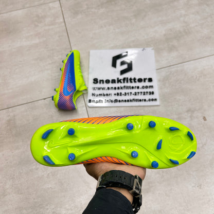 Football - NK Air Zoom - Toe -  Green with Blue tick