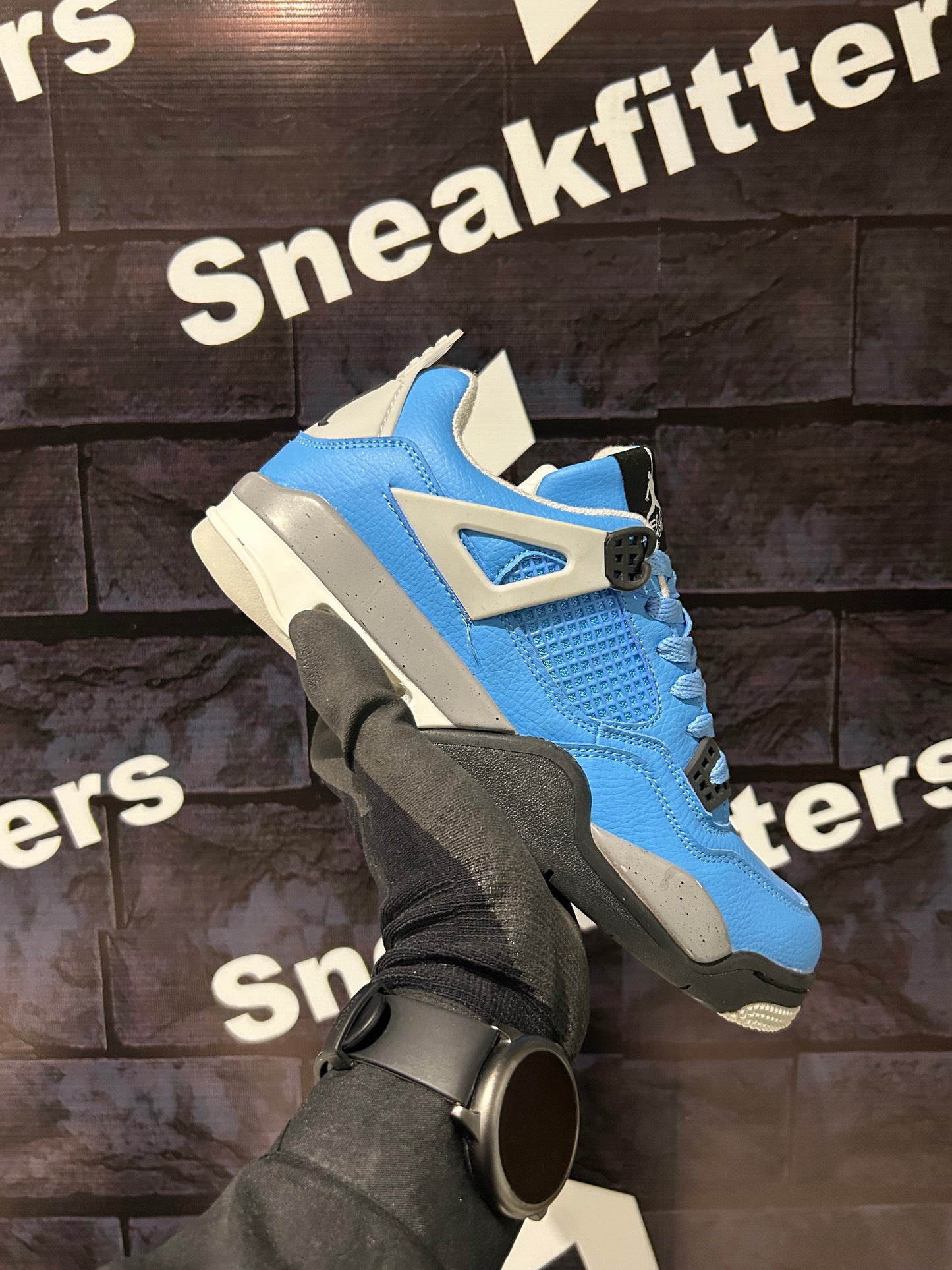 AR JDN 4 - Retro - Blue with White (Premium)