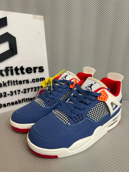 AR JDN 4 - Retro -  (WS) - Blue with White