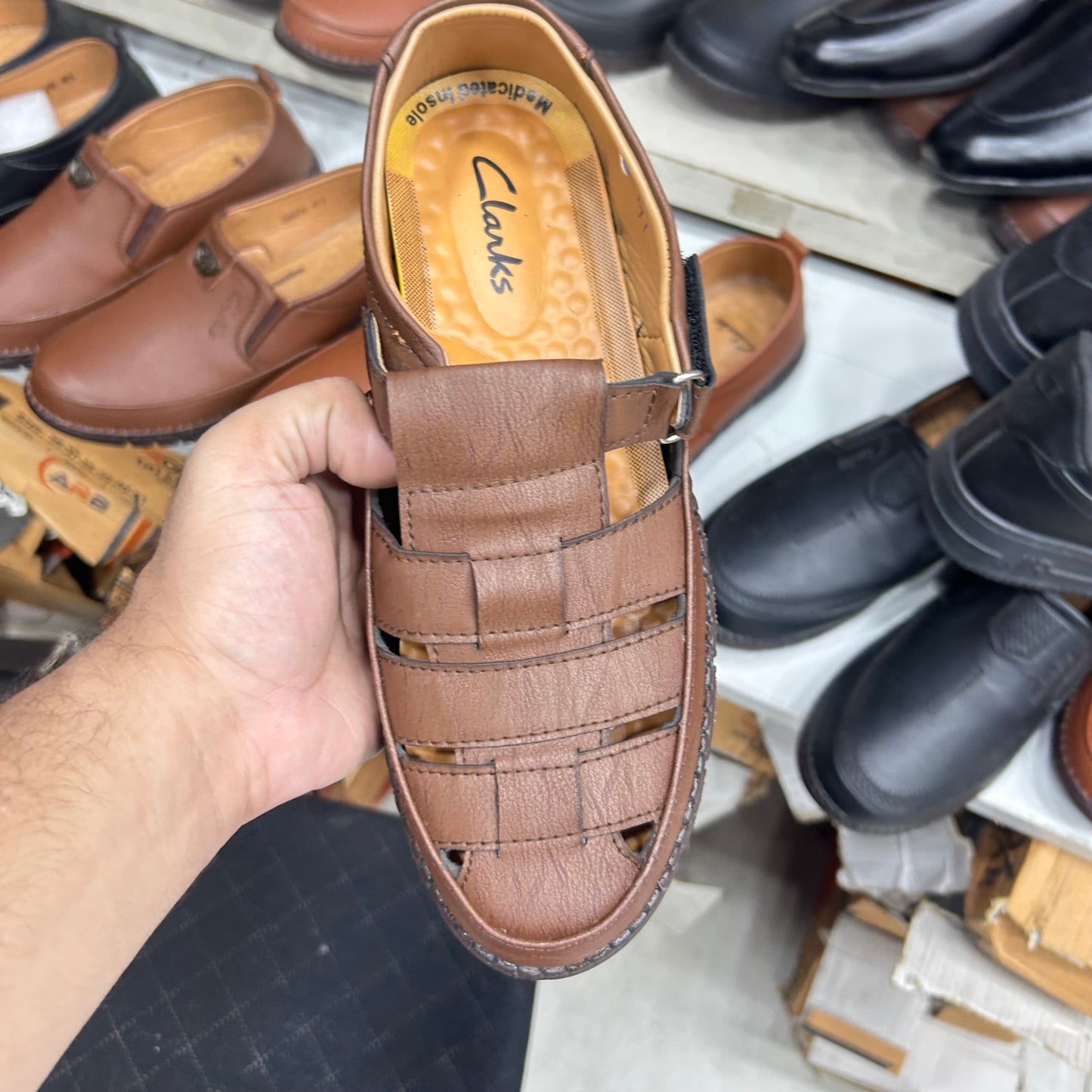 Clarks Sandal - D2  - Brown