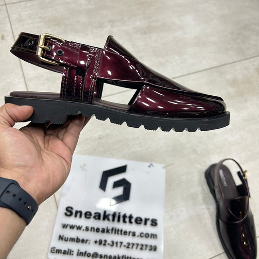 Peshawari Sandel - D4 - Red