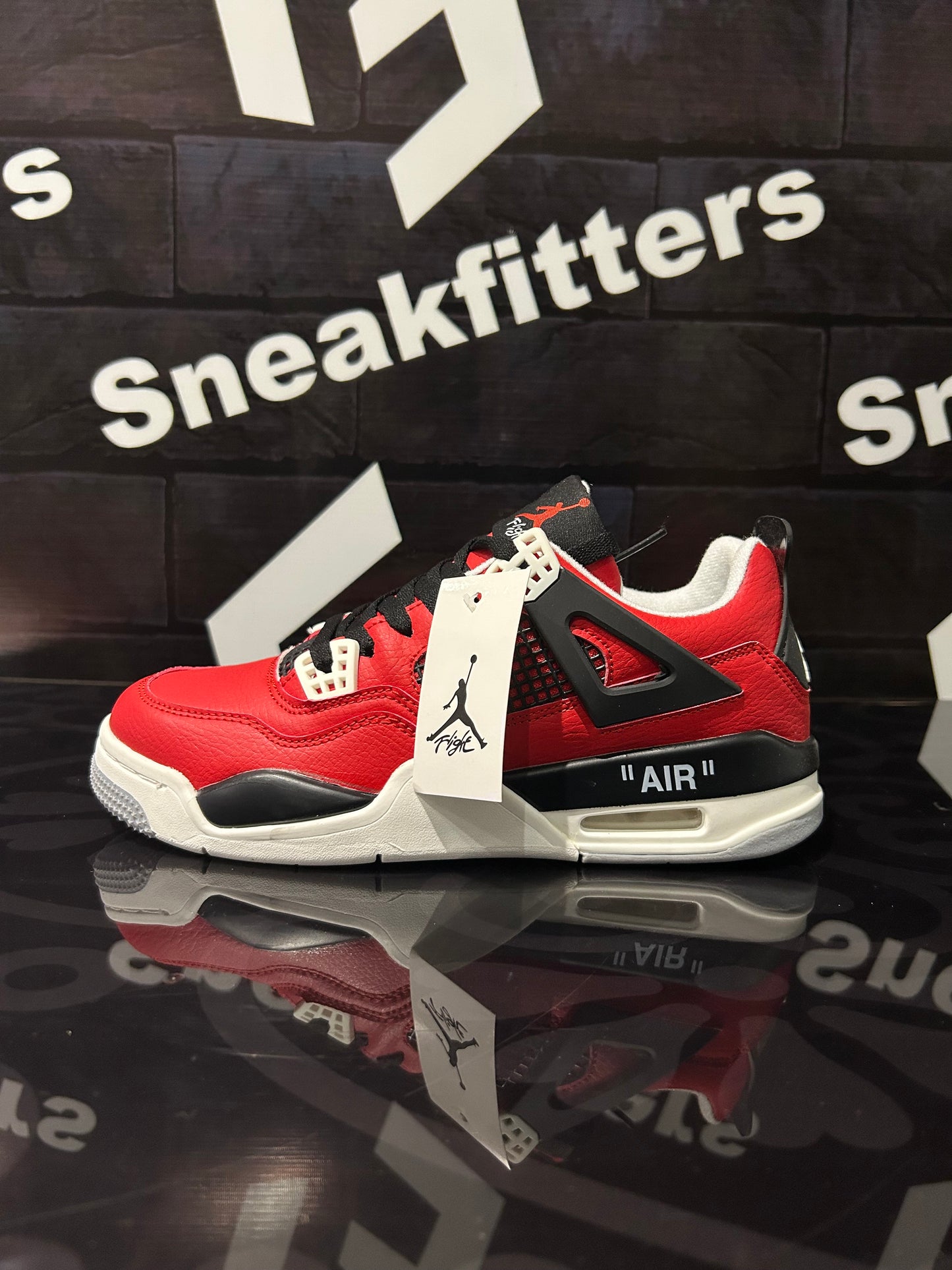 AR JDN 4 - Retro - Red with White (Premium)