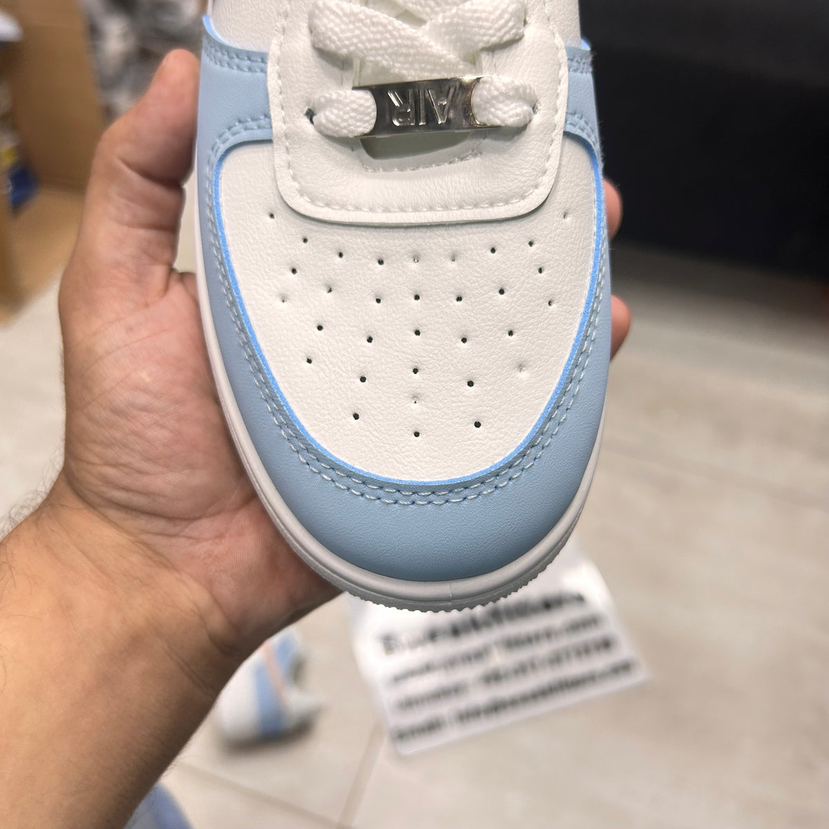 AF1 - NIKF - Blue Pink