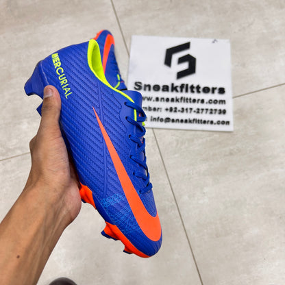 Football - NK Mercurial - Toe -  Blue with Orange Tick