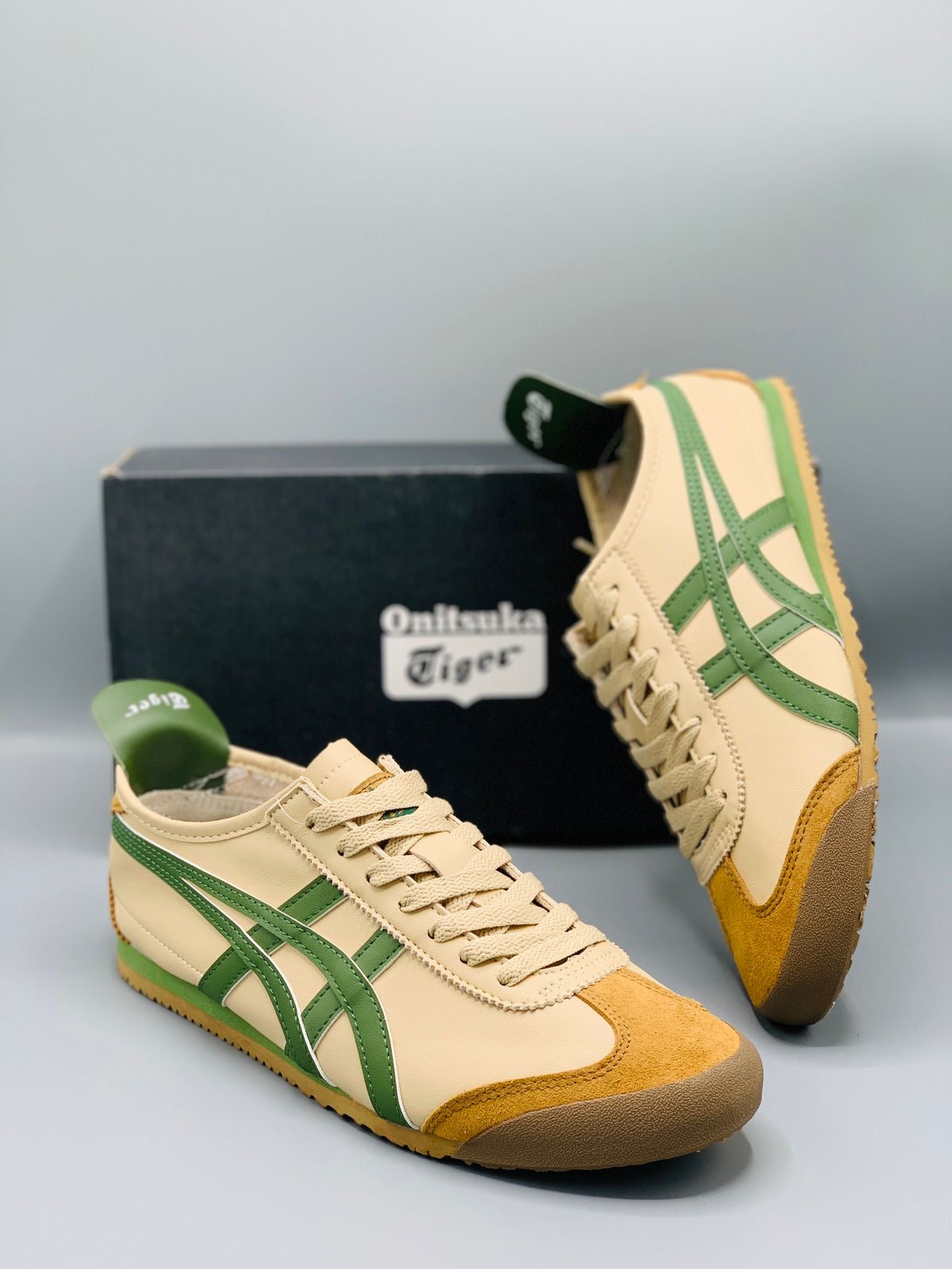 Onitsuka Tiger MEXICO 66 Beige/Grass Green