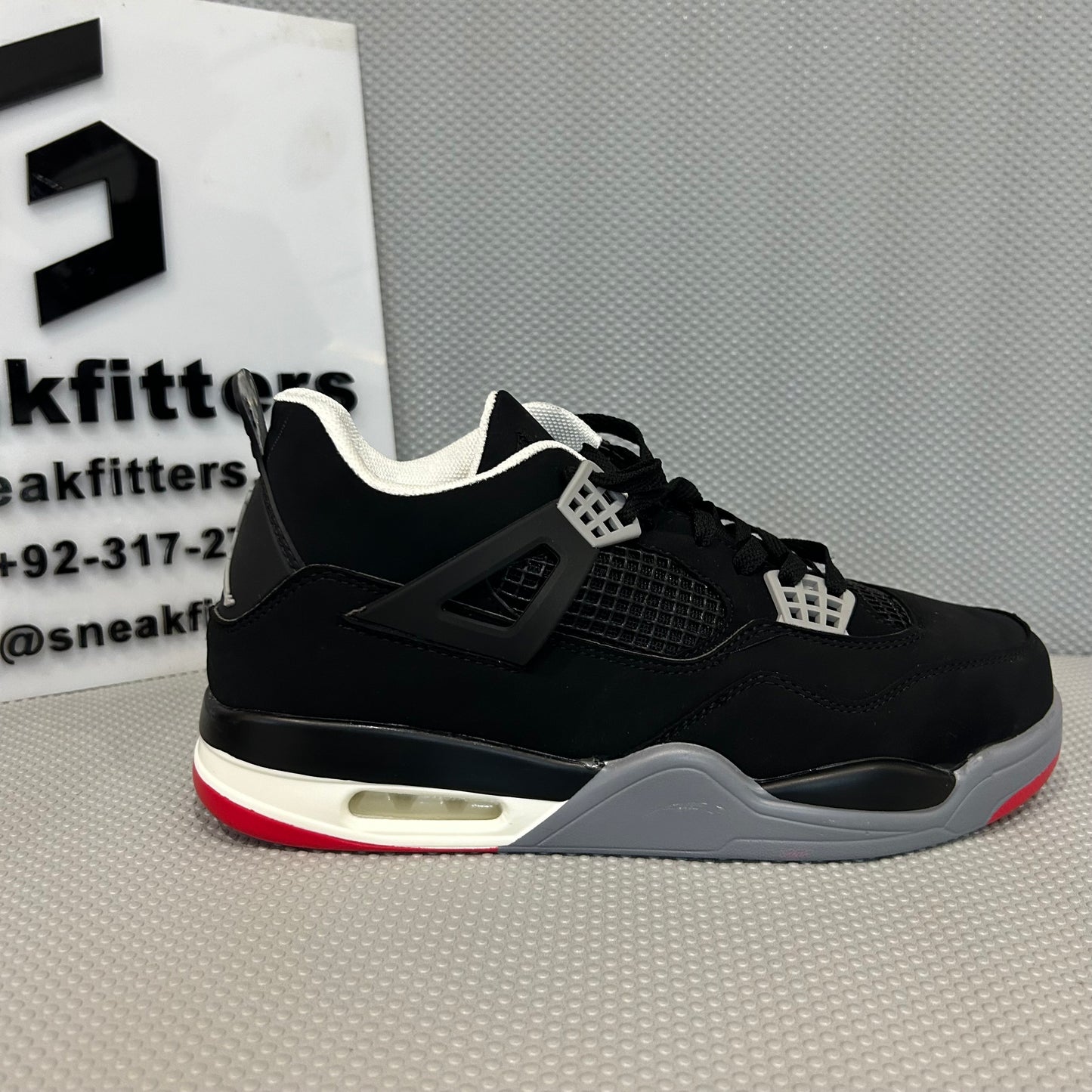 AR JDN 4 - Retro -   Black with Red