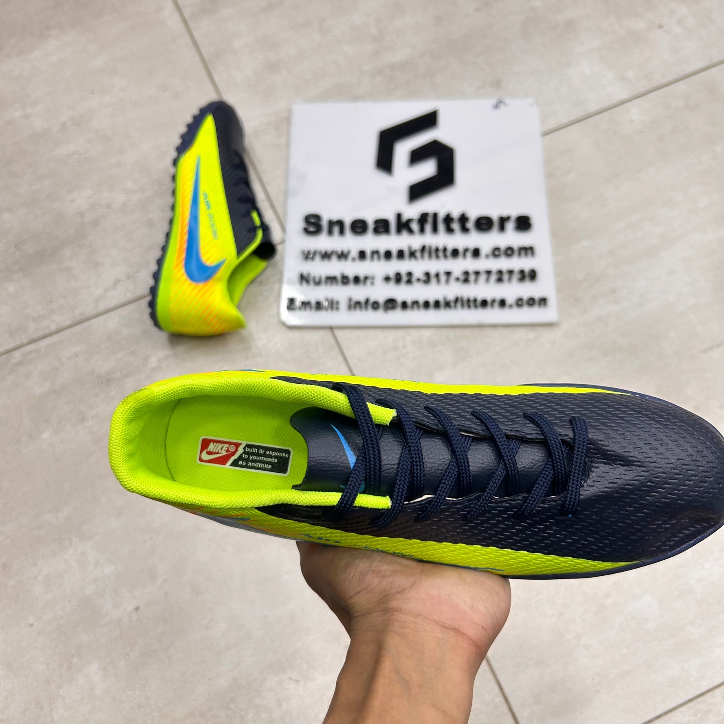 Football - NK Air Zoom - Gripper - Black Green