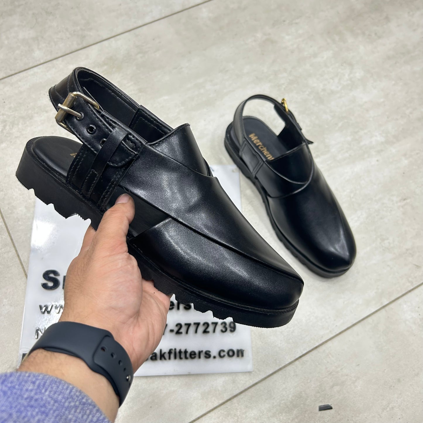 Peshawari Sandel - Black