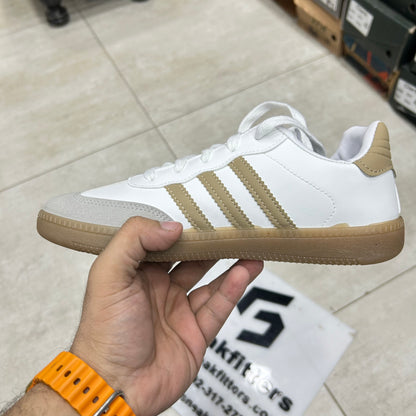 Adid - Samba - White with Brown