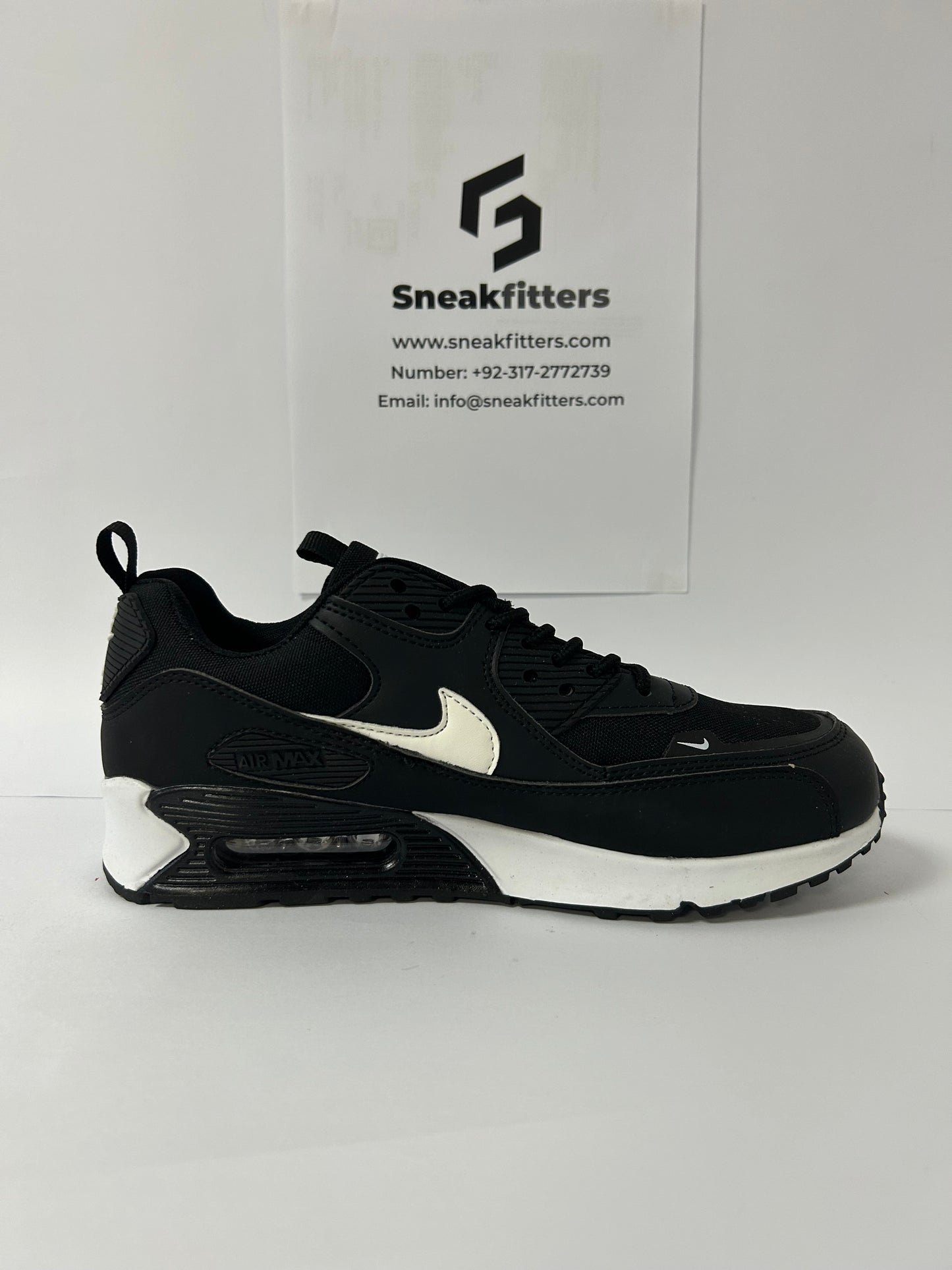 NKE Air Max 90 - Premium - Black White