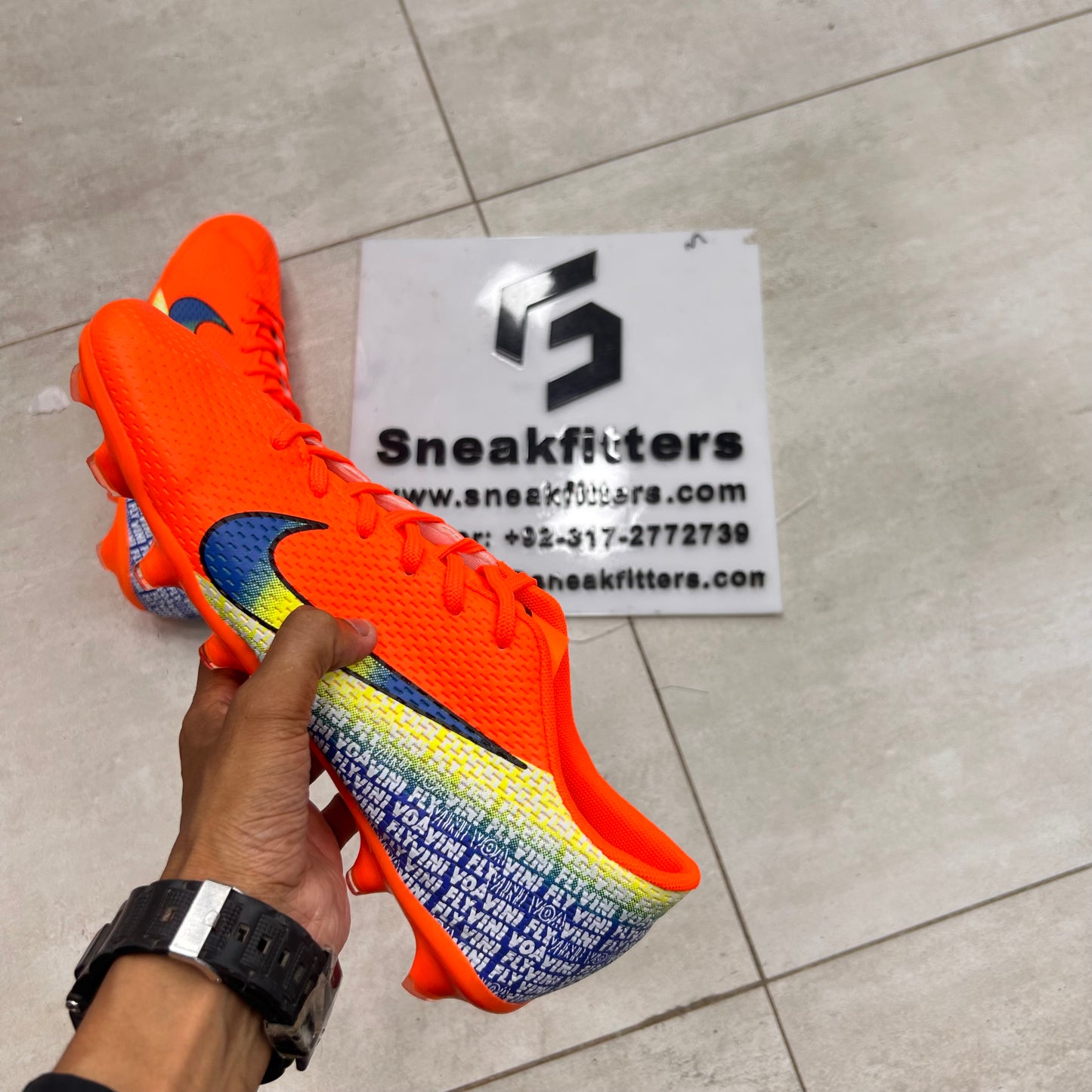 Football - NK Voavini Fly - Toe - Orange with Blue